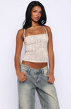 Hung Up On You Cami Top Blush Safari