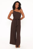 Leyton Jumpsuit Chocolate Brown