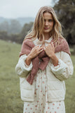 Alegra Quilted Jacket Cream