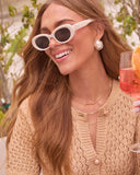 Tania Retro Round Sunglasses