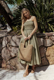 Nigella Maxi Dress Olive Green