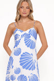 Tyla Maxi Dress Blue Shell