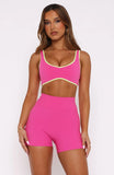 Ill Prove It Sports Crop Bubblegum Citrus