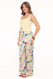 Alba Wide Leg Pant Cream Resort Isle