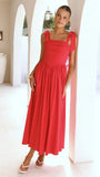 Haisley Maxi Dress Red