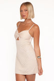 Adira Mini Dress Champagne