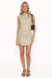 Nifty Mini Dress Sage Green