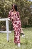 Varly Long Sleeve Dress Pale Burgundy