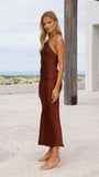 Chiara Maxi Dress Brown