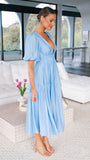 Erin Midi Dress Blue