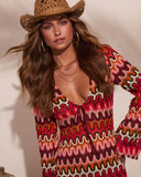 Tropic Allure Crochet Cover Up Maxi Dress