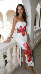 Rosavelle Floral Maxi Dress White
