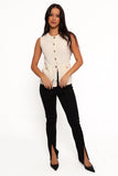 Blair Knit Vest White