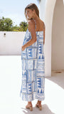 Dakota Maxi Slip Dress Coastal Escape