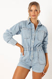 Danielle Romper Medium Denim