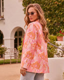 Bloom Bright Botanical Jacquard Blazer
