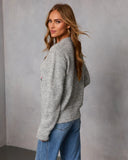 Sweet Petals Knit Embroidered Sweater