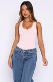 Lights Down Low Bodysuit Baby Pink