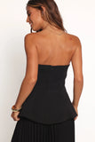 Liliana Strapless Top Black