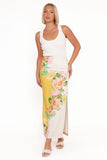 Peta Maxi Skirt Yellow Poppy