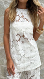 Makaylie Top White Flower