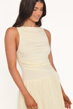 Shirley Maxi Dress Butter Yellow