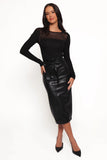 Maverie Top Black