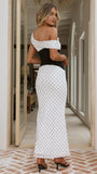 Bonnie Maxi Dress Brown Polka