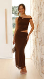 Iantha Maxi Dress Chocolate