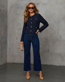 Close Encounter Super Stretch High Rise Wide Leg Denim