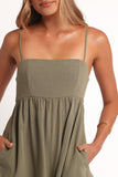 Quinley Romper Olive