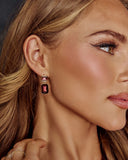 Autumn Glow Gemstone Drop Earrings