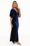 Ricki Velvet Maxi Dress Midnight