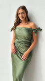 Frida Maxi Dress Olive