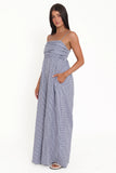 Pricilla Jumpsuit Blue Gingham