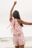 Isabelle Romper Pink Floral