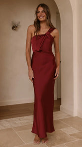 Greta Maxi Dress Wine