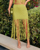 Rachelle Fringe Midi Skirt