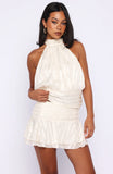 Brightened My Day Mini Skirt Cream