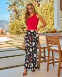 Coastal Fresh Novelty Print Maxi Skirt