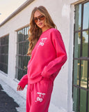 Ocean City Fleece Graphic Pullover Sweatshirt