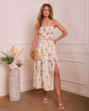 Sunlit Garden Floral Maxi Skirt