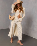 Prairie Bloom Floral Barrel Leg Pants