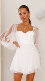 Olivia Mini Dress White