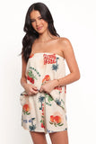 Karlen Strapless Romper Tutti Frutti