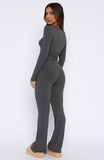 Dont Wake Me Up Pyjama Set Charcoal