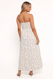 Kayt Strapless Dress Floral