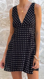 Gabriella Mini Dress Black Floral