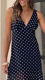 Oriella Maxi Dress Black Polka