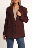 Rhodes Oversized Blazer Espresso